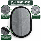 Lot de 2 gants anti-poils